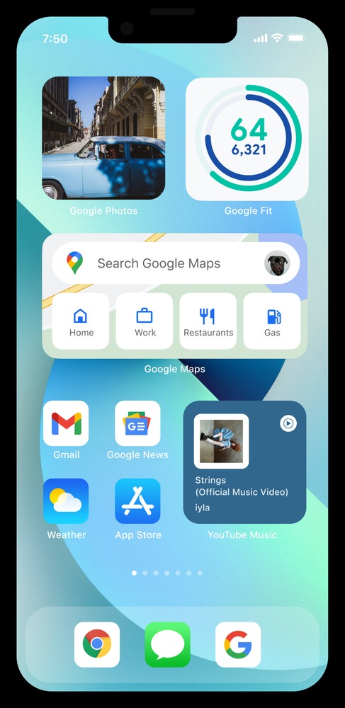 Google montre comment faire ressembler l'écran d'accueil d'un iPhone 13 à celui d'Android 52 Morning view iPhone.max 1000x100 1