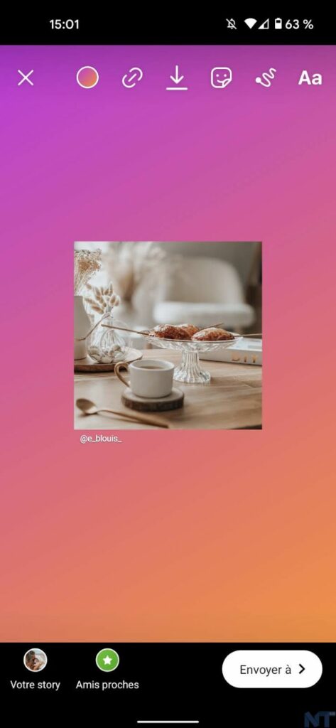 Vous ne pouvez pas partager des publications dans les Stories Instagram ? Voici comment faire 49 Screenshot 20210904 150151 resultat