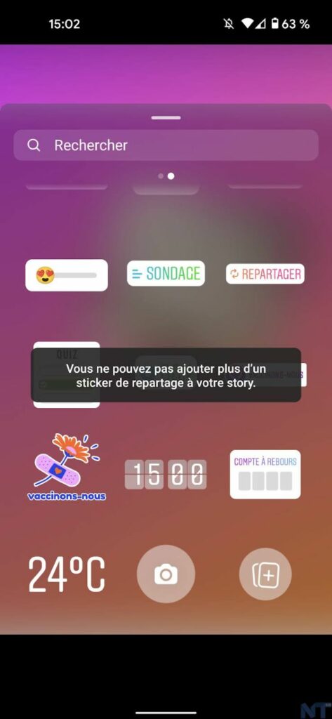 Vous ne pouvez pas partager des publications dans les Stories Instagram ? Voici comment faire 50 Screenshot 20210904 150201 resultat