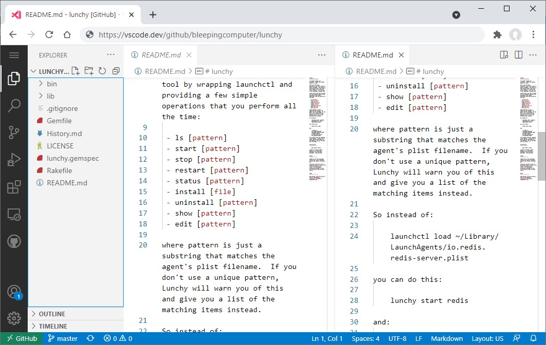 Visual Studio Code for the Web