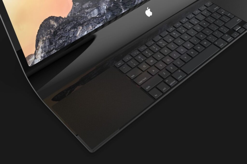 Apple brevette un futuriste iMac avec un design en verre incurvé 39 apple curved imac pro 7