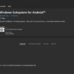 windows subsystem for android
