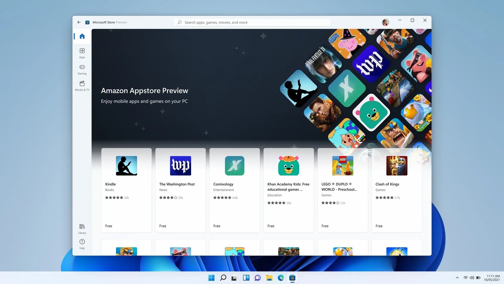 Les applications Android arrivent aujourd'hui sur Windows 11 50 Collection