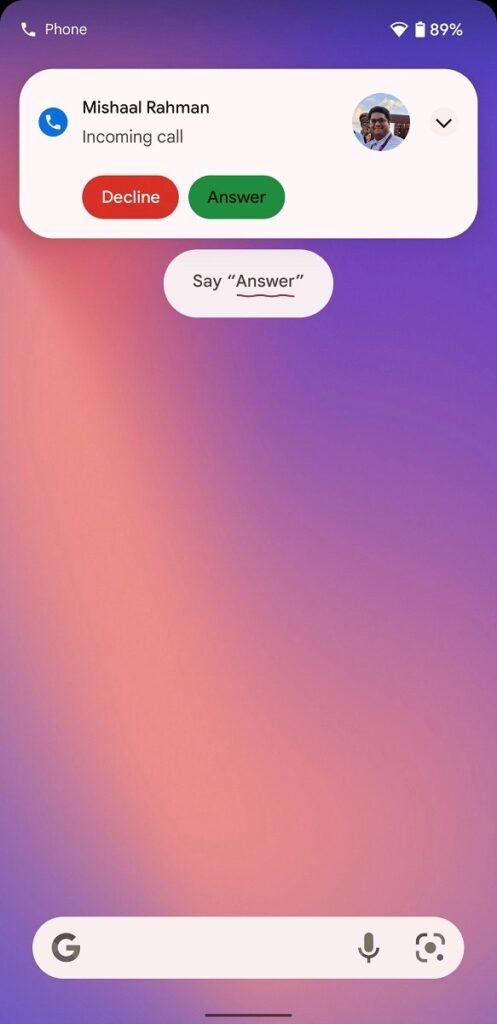 Google Assistant Quick phrases f