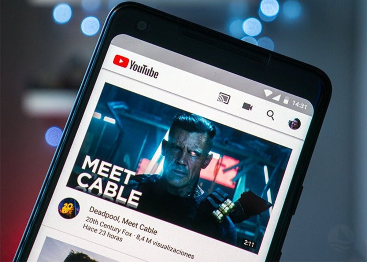 YouTube app para Android