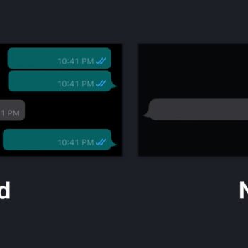 whatsapp redesigned chat bubbles