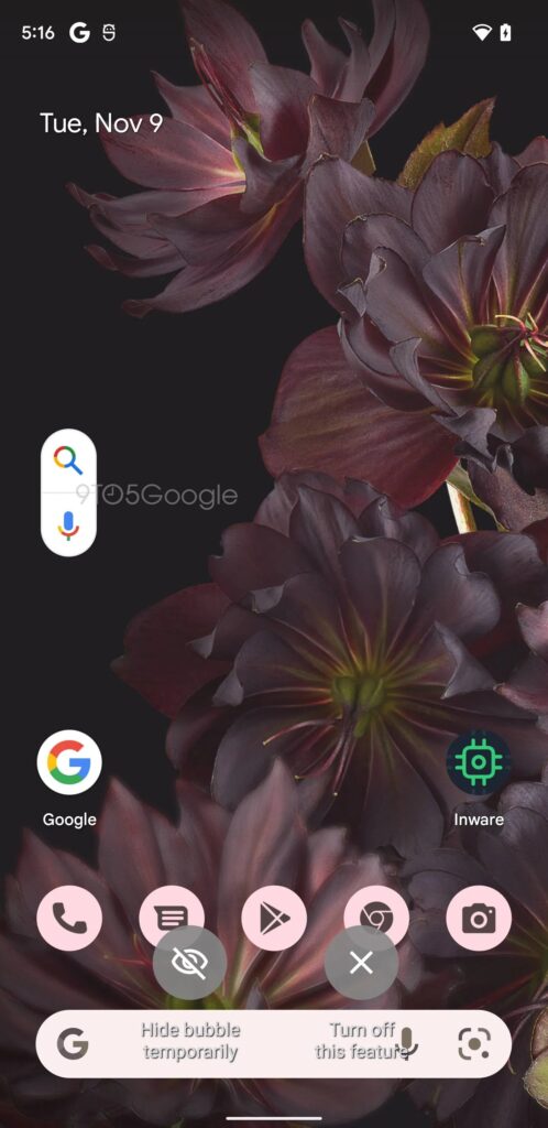 Google Search chat head d
