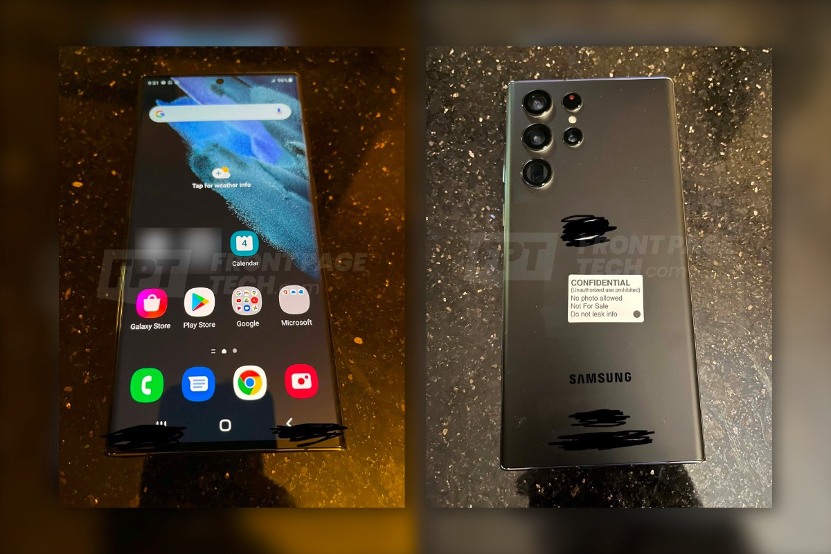 Samsung Galaxy S22 Ultra leaks i