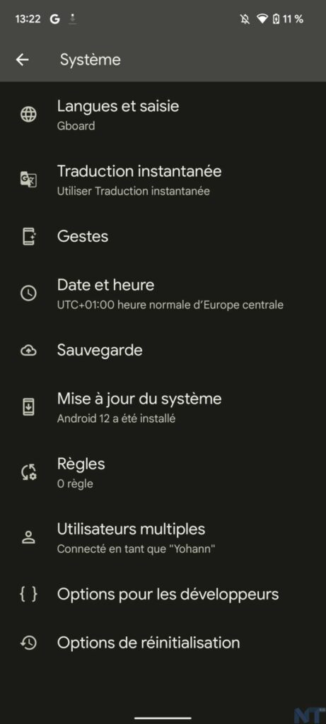 Améliorez le fonctionnement de vos anciens smartphones Pixel grâce aux options pour les développeurs 44 Screenshot 20211130 132202 resultat