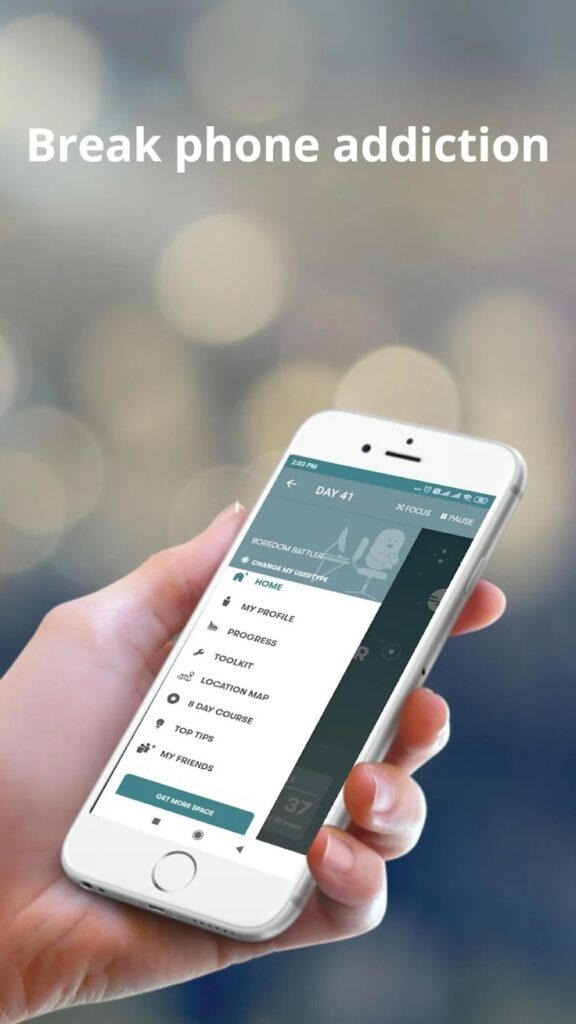 Les meilleures applications pour limiter le temps d'écran sur Android et iOS 63 Space1