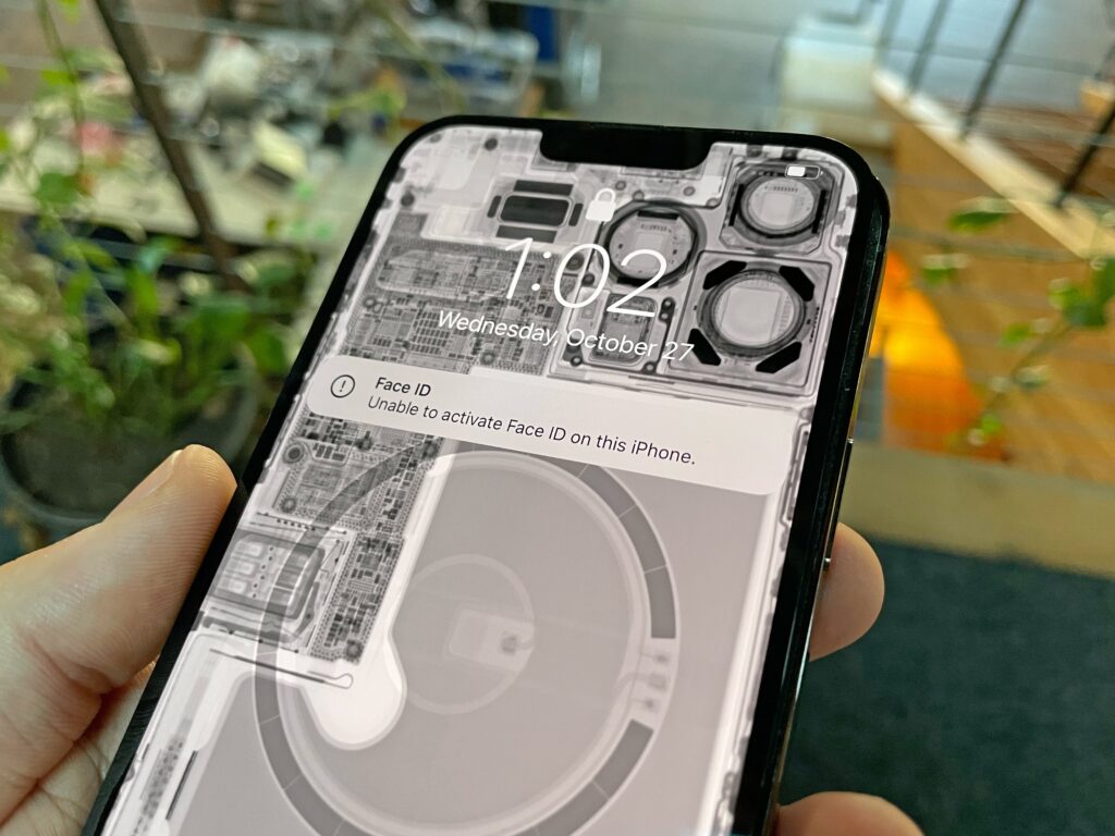 Unable toactivate FaceID