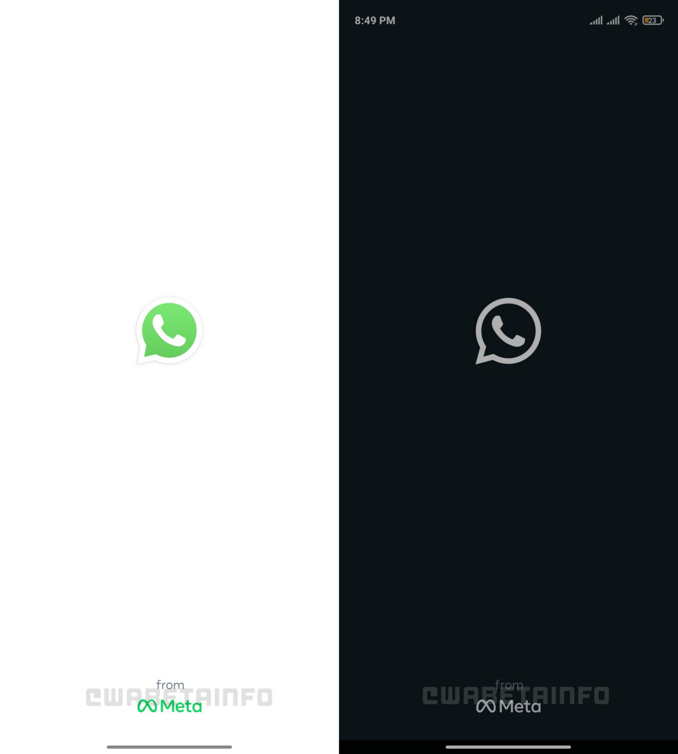 « WhatsApp from Meta » est lancée dans la dernière version bêta d’Android 50 WA FROM META LABEL ANDROID