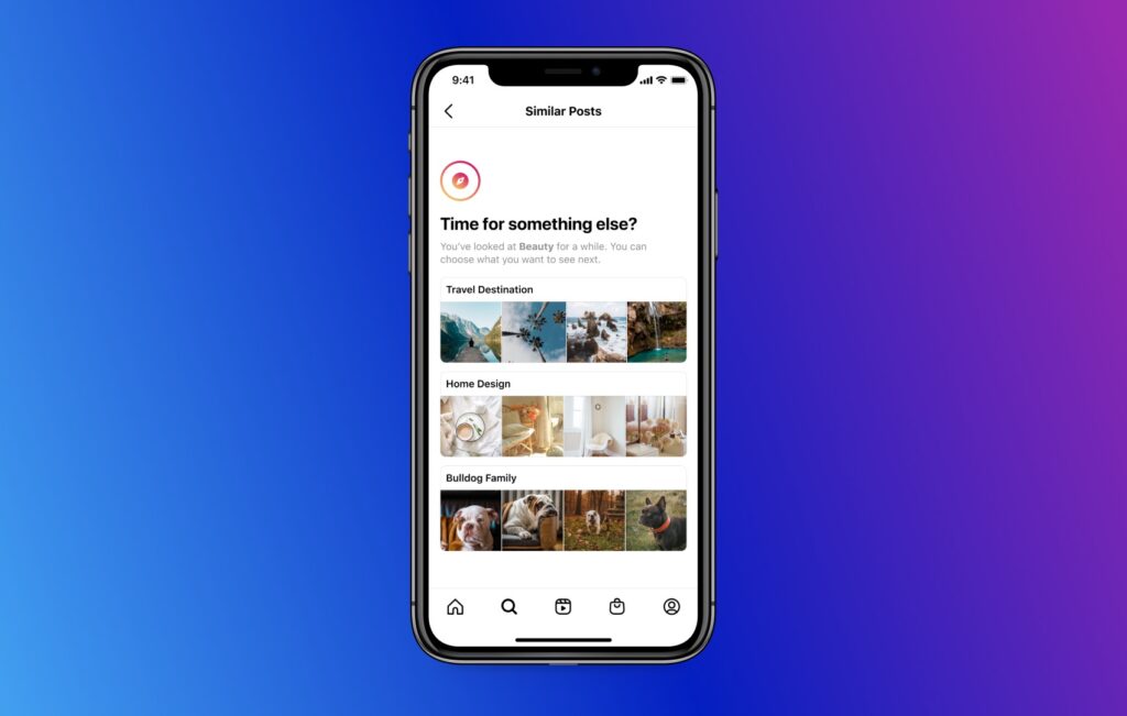 Instagram permet aux parents de fixer des limites de temps et d’inciter les adolescents à « faire une pause » 65 264262686 1271305353373262 16047