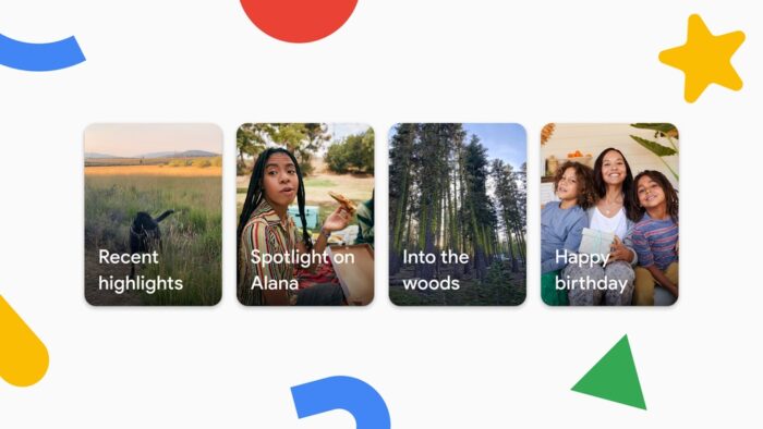 Nouvelles fonctionnalités et widgets pour Google Photos