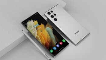 Galaxy S22 Ultra design goutte d