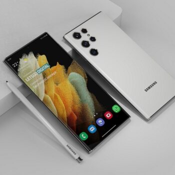 Galaxy S22 Ultra design goutte d