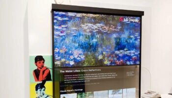 LG OLED Shelf Display