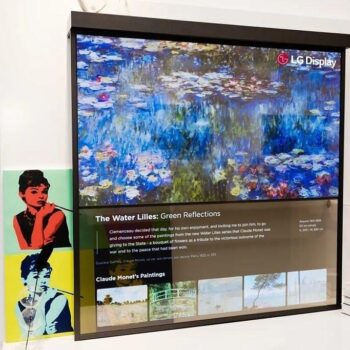 LG OLED Shelf Display