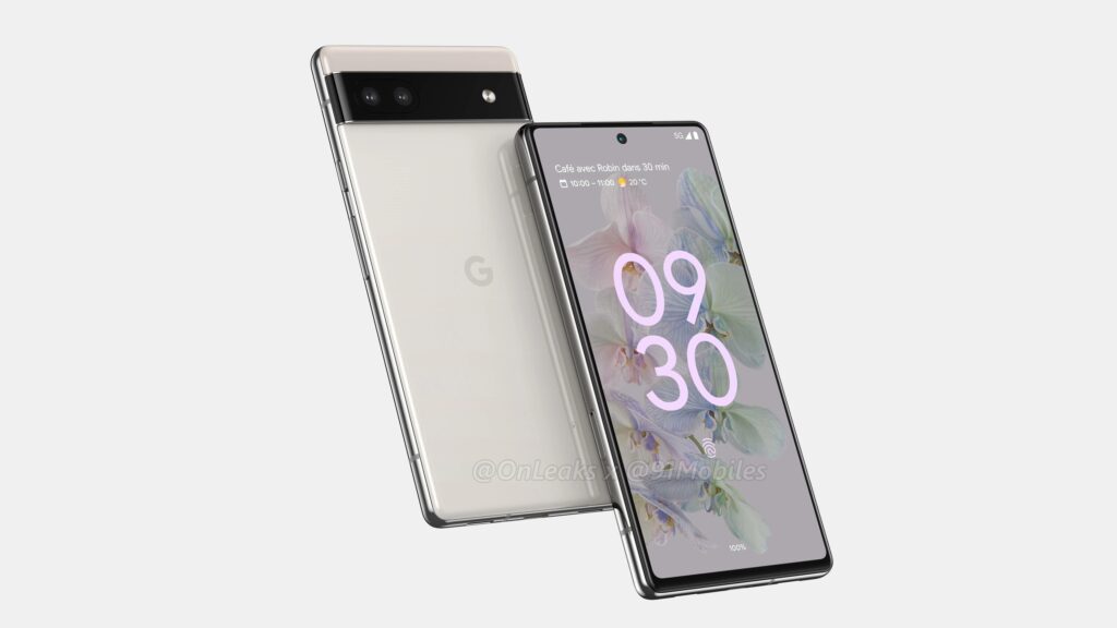 Pixel 6a render