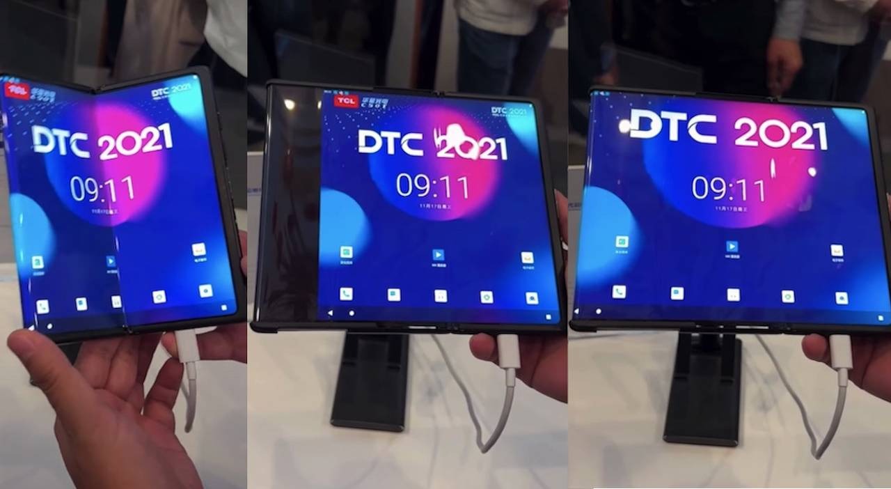 Le concept fou de smartphone pliable et enroulable de TCL apparaît en vidéo