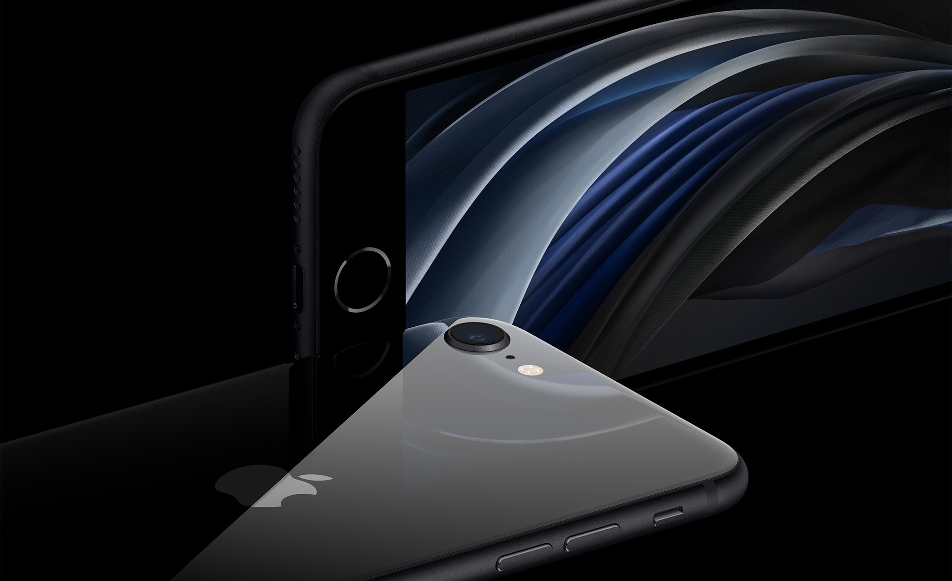 Apple new iphone se black camera