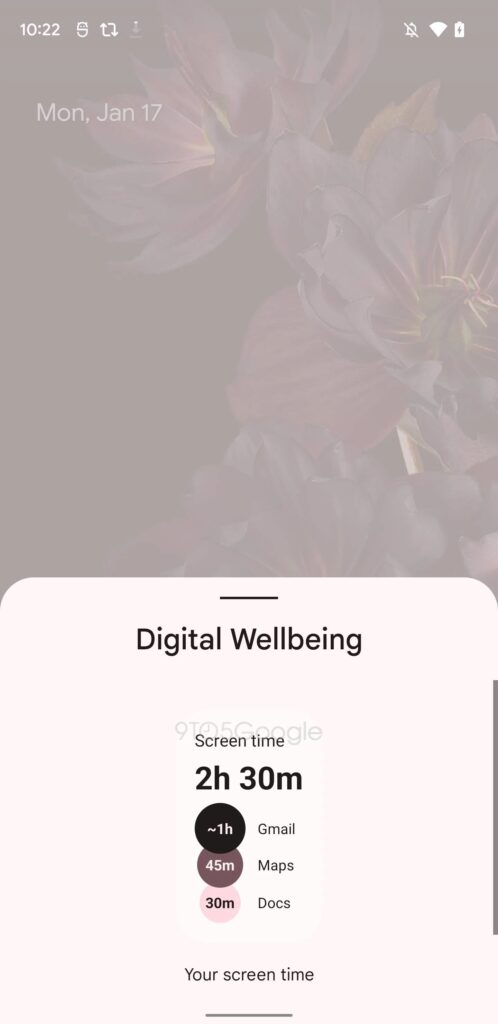 Google travaille sur un nouveau widget de Bien-être numérique pour votre écran d'accueil 51 Digital Wellbeing widget a
