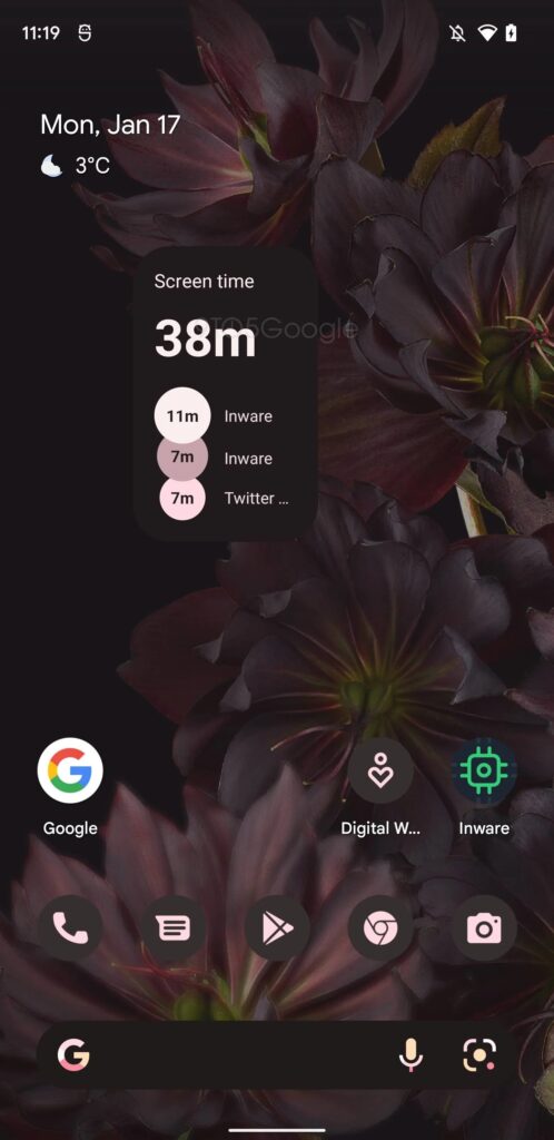 Google travaille sur un nouveau widget de Bien-être numérique pour votre écran d'accueil 53 Digital Wellbeing widget d
