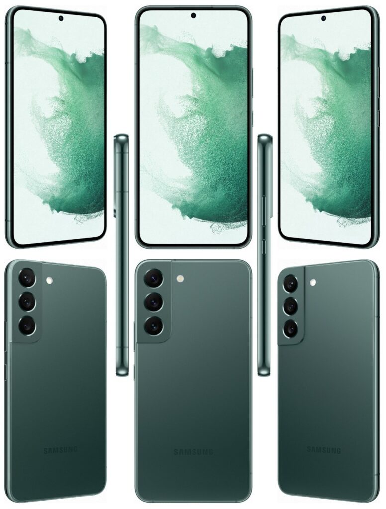 Voici les spécifications complètes des Samsung Galaxy S22, S22+ et S22 Ultra 54 Galaxy S22 Leaked render Green