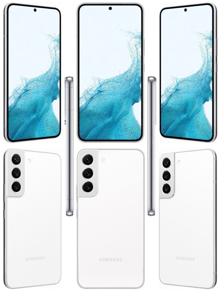Voici les spécifications complètes des Samsung Galaxy S22, S22+ et S22 Ultra 51 Galaxy S22 Leaked render White