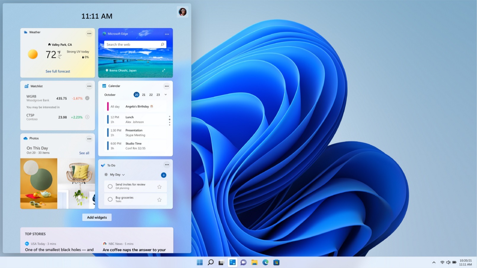 Windows 11 widgets upgrade