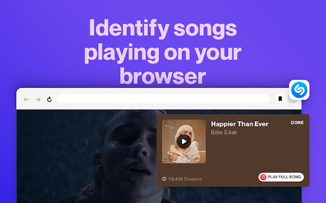 Shazam lance une extension officielle pour Chrome, voici comment elle fonctionne ! 57 shazam chrome 5