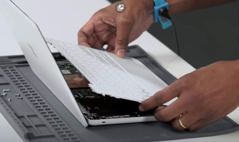 surface laptop se disassembly