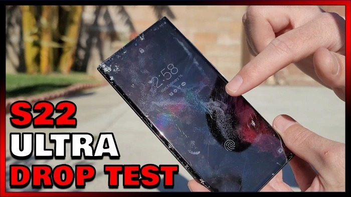 Le premier test de chute du Galaxy S22 Ultra révèle deux points faibles majeurs