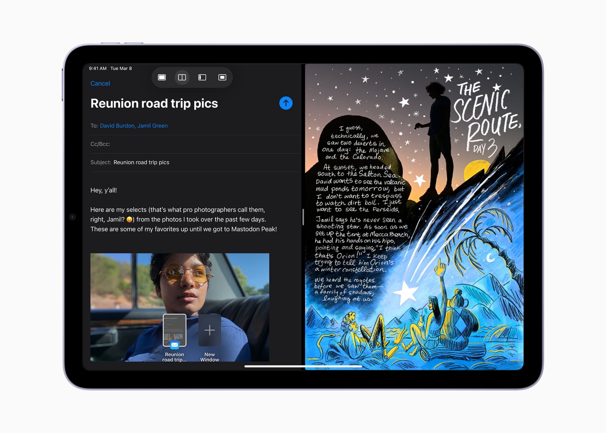 Apple iPad Air iPadOS Split View