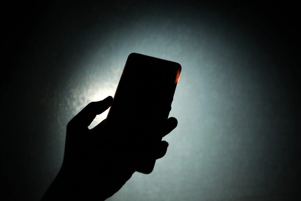 Flashlight Phone Used When Power