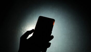 Flashlight Phone Used When Power