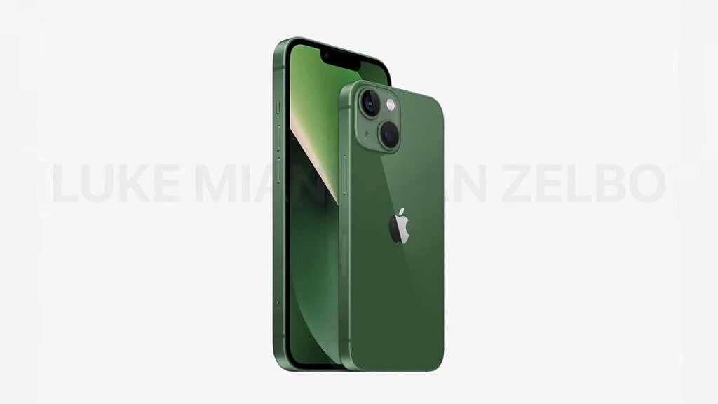 Green iPhone 13 leak