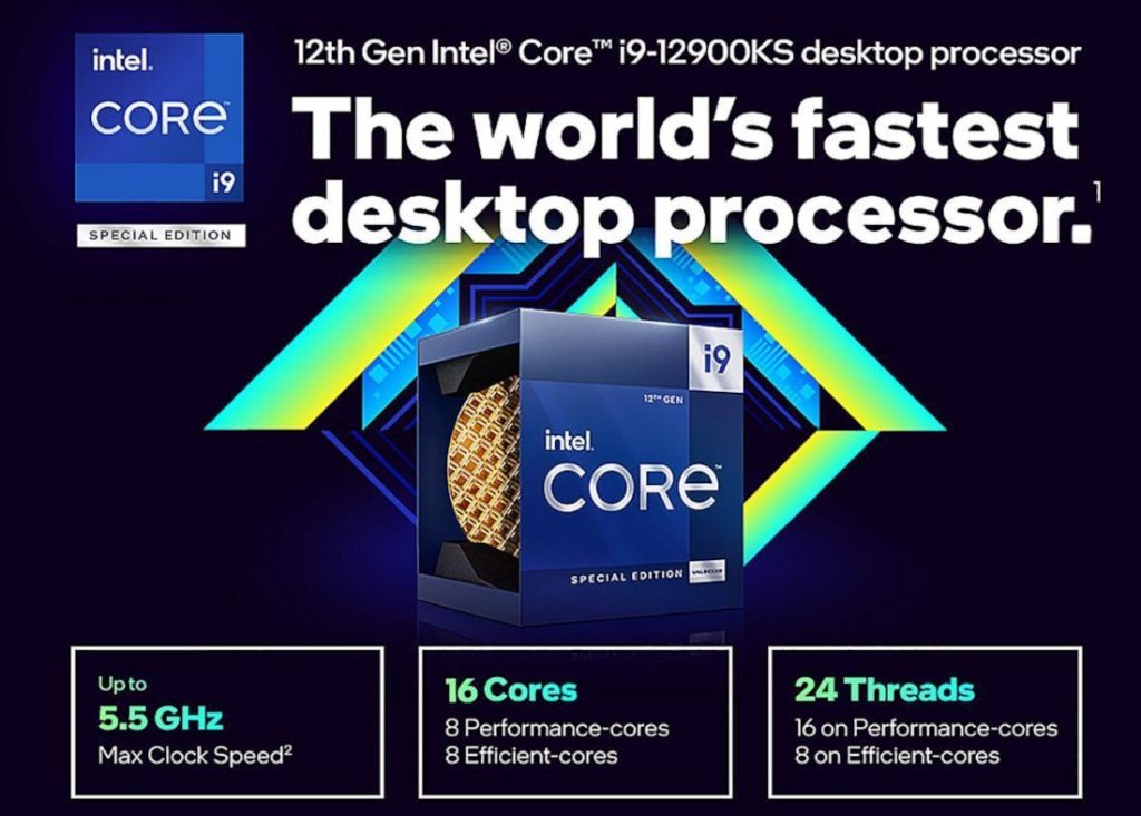 Intel 12th Gen Core i9 12900KS 1