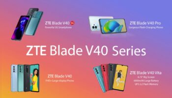 LI ZTE Blade V40 Series at MWC 2