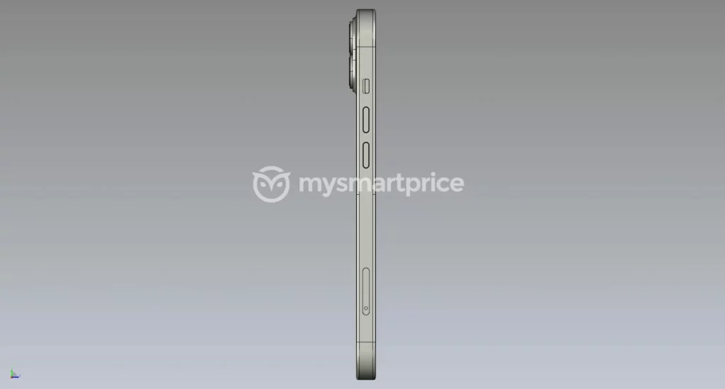 Des rendus présumés de l'iPhone 14 montrent un look inchangé avec une encoche 54 MSP iphone 14 left