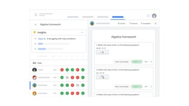 Teacher insights dashboard Frame