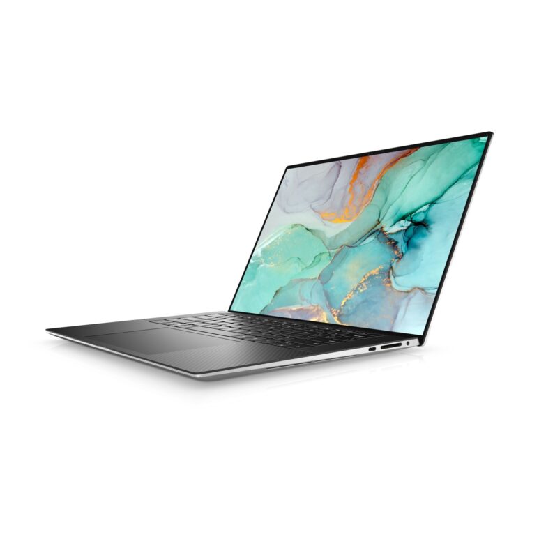 XPS 15 left angle black