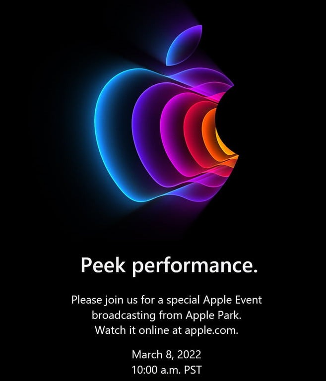 apple invitation peek performanc