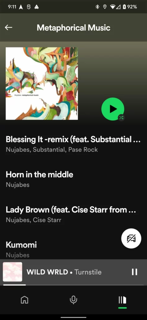 spotify car mode 7