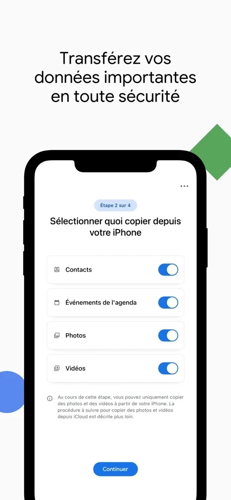 L'application Passer à Android de Google facilite le passage d'un iPhone à Android 54
