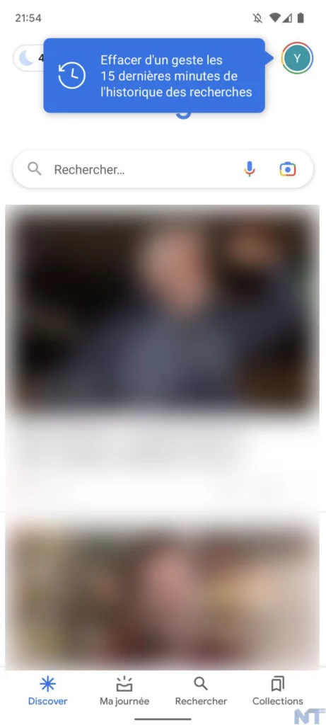 Comment supprimer les 15 dernières minutes de l'historique de recherche Google sur Android ? 43 Screenshot 20220403 215422 resultat