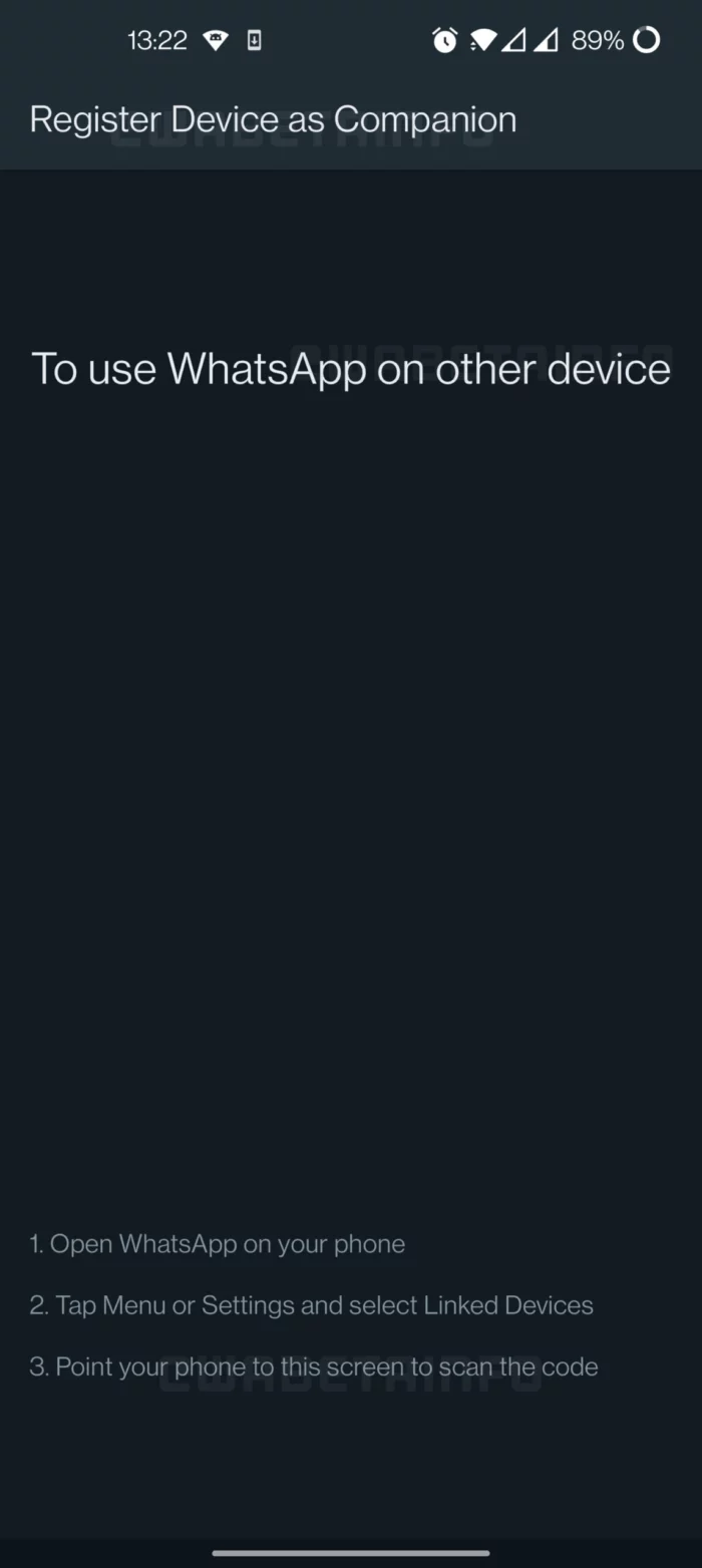 WA LINK NEW MOBILE DEVICE ANDROI