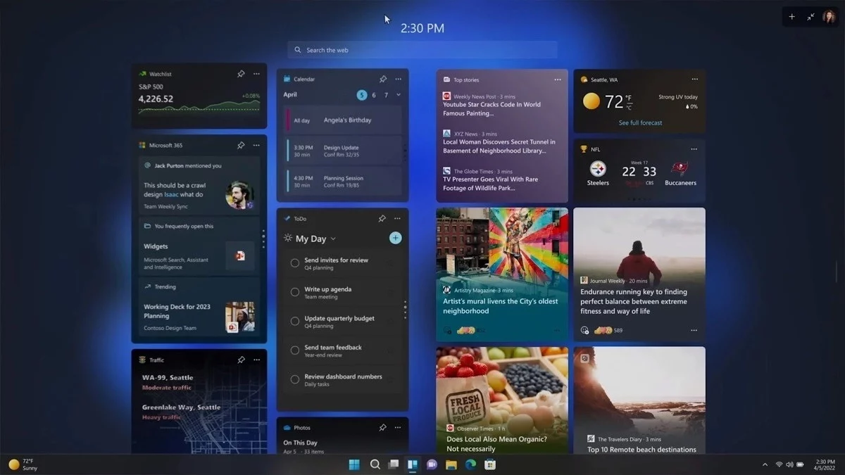 Windows 11 Widgets