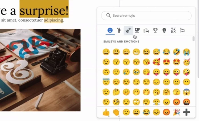 Google commence à déployer les réactions par des emojis dans Google Docs