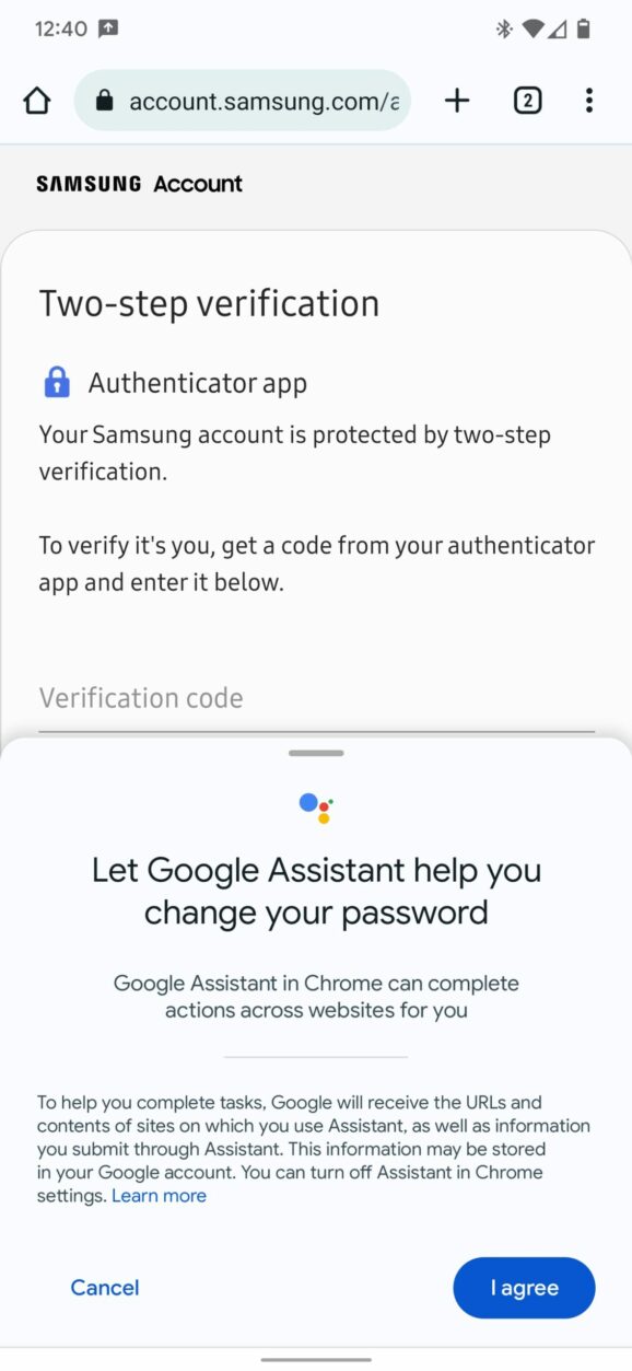 Assistant password auto change 2 scaled